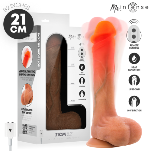 Vibrador Realístico MR. INTENSE Bradley com Controle Remoto e Aquecimento