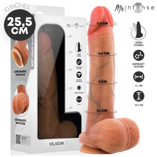 MR INTENSE Gary XL: Silicone Realista com Testículos
