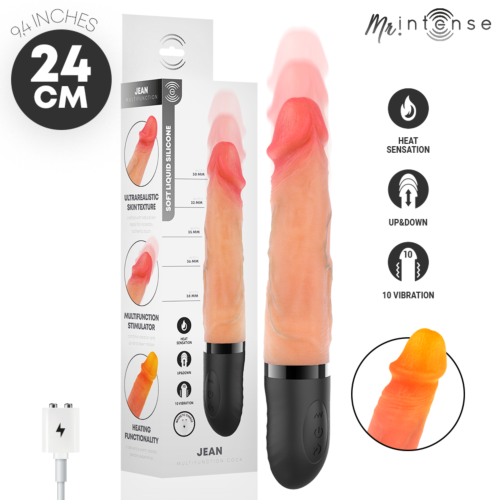 Vibrador MR. INTENSE Jean com Efeito de Calor
