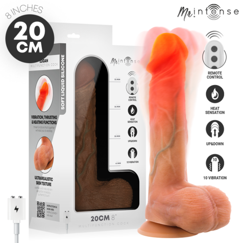 Vibrador MR. INTENSE Logan com controle remoto e aquecimento