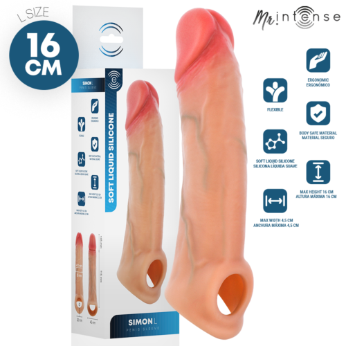 Capa Silicone 16 cm para Aumento de Sensação