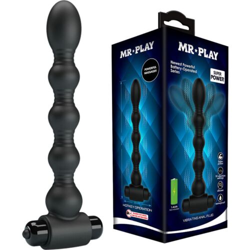 Plug Anal MR PLAY com Vibração e Estimulação Profunda