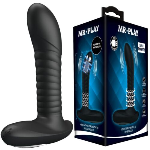 Massajador Prostático MR PLAY com Vibração e Rotação