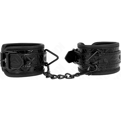 Algemas KINK Wrist Restraint com padrão de diamantes ajustáveis