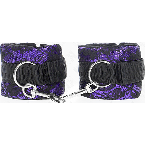Esposas KINK Wrist Restraint com encaje e terciopelo