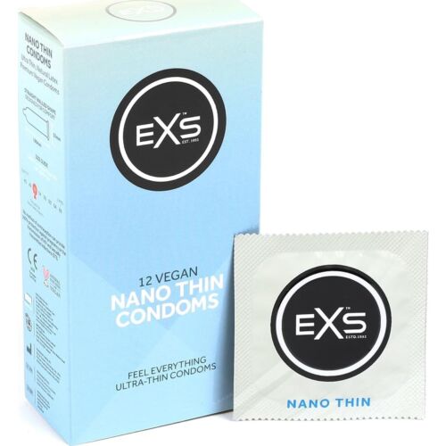 Preservativos Exs Nano Thin | Sensação pele a pele