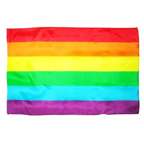 Artigo divertido PRIDE Bandeira Grande LGBT de 90 x 150 cm