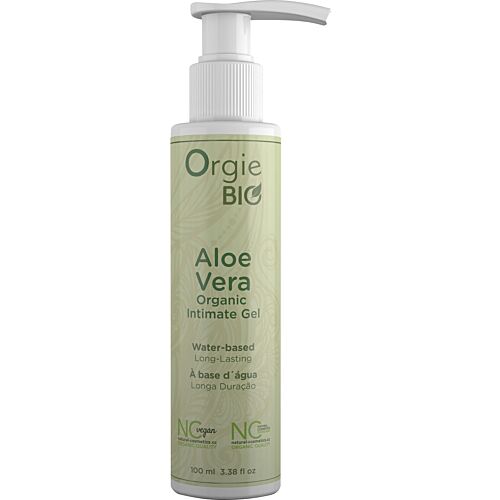 Gel Lubrificante Orgie Bio Aloe Vera 100ml com dosificador