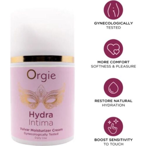 Creme Hidratante Vulvar ORGIE Hydra Intima Diário 50 ml
