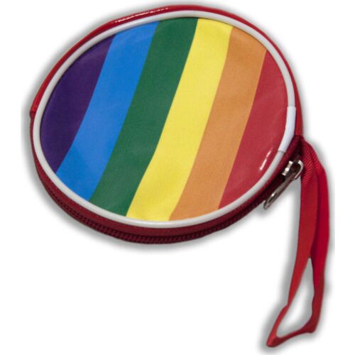 Monedero Redondo PRIDE com Bandeira LGBT
