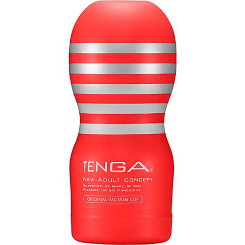 Masturbador masculino inovador com sucção intensa - Tenga Original Vacuum Cup
