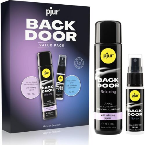 Pjur BACK DOOR Value Pack — Lubrificante e Spray Anal