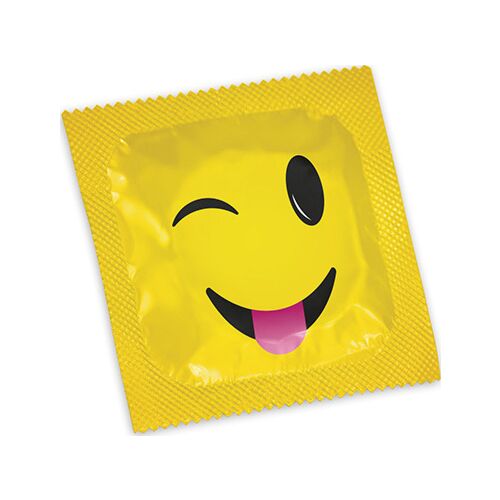 Preservativo Pasante Smiley 144 Uds com 4 designs divertidos