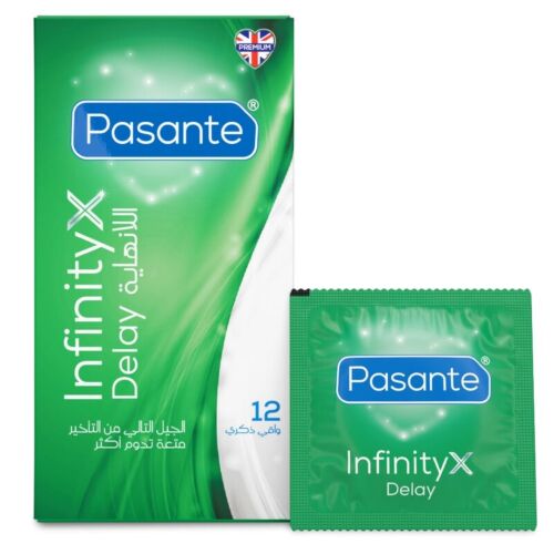 Preservativos Retardantes Pasante Delay Infinity 12 Unidades