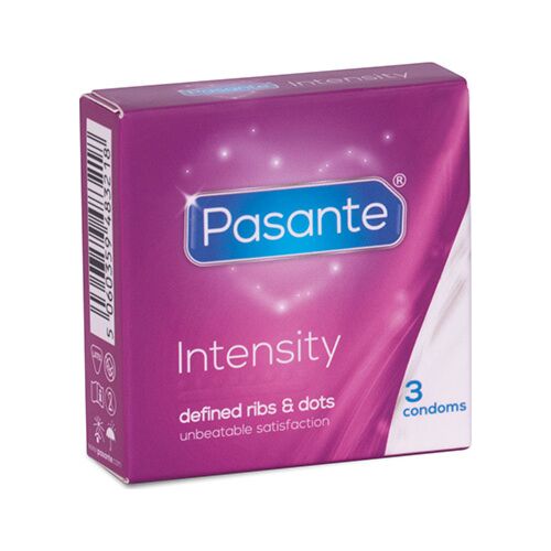 Preservativos Pasante Ribs & Dots Intensity - Texturizados