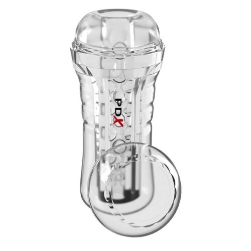 Masturbador PDX ELITE VIEWTUBE PLUS com design transparente
