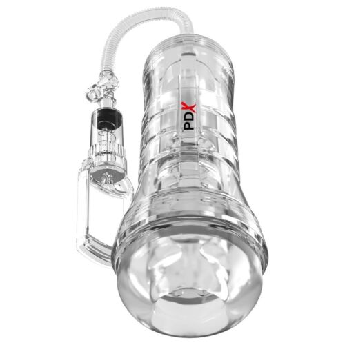 Masturbador PDX ELITE VIEWTUBE VAC XXL com Bomba de Sução