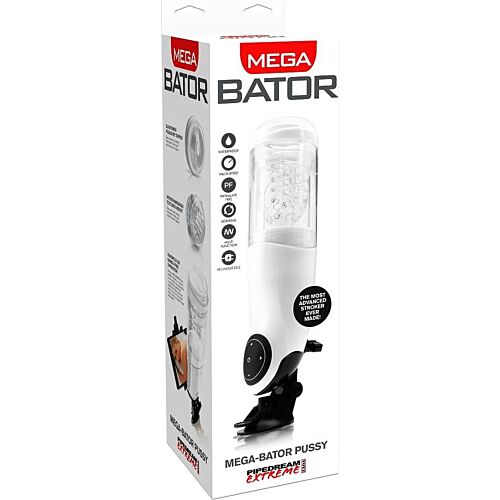 Masturbador Automático EXTREME TOYZ Mega Bator com Vibração
