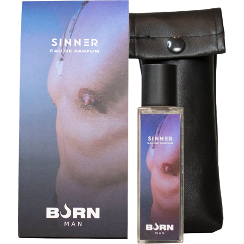 Perfume Masculino BURN SINNER 20ml com Notas Frescas e Amadeiradas