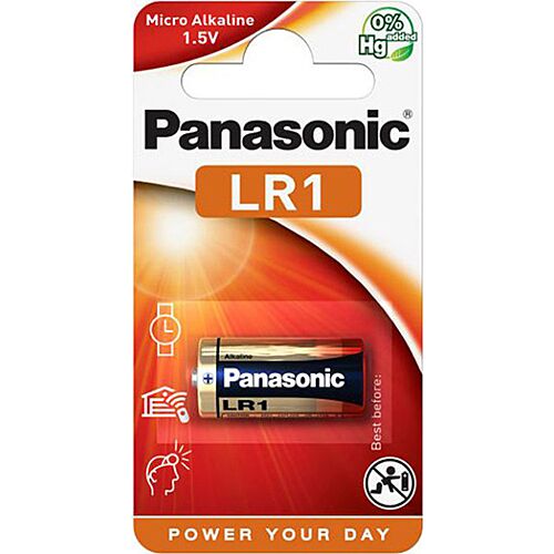 bateria alcalina Lr1 POWERCELLs Panasonic