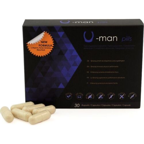 Complemento Alimentício 500COSMETICS U-Man Pills para Virilidade