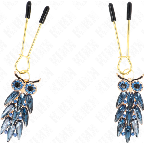 Pinças para Mamilos KINK com Pingente de Coruja