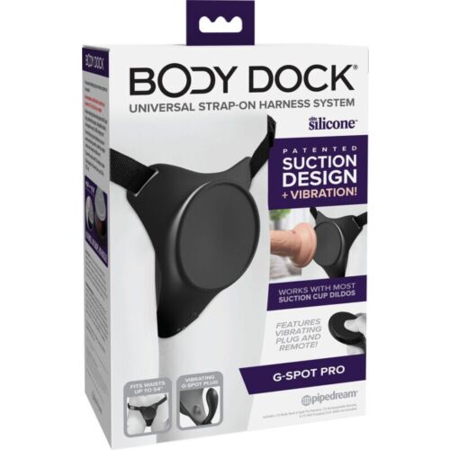 Complemento Arnês PIPEDREAMS Body Dock G-Spot Pro com Vibração