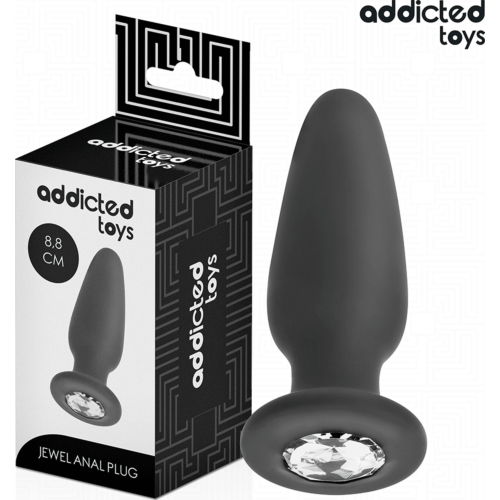 Plug Anal Addicted Toys Tamanho S com Joya de 8,8 cm