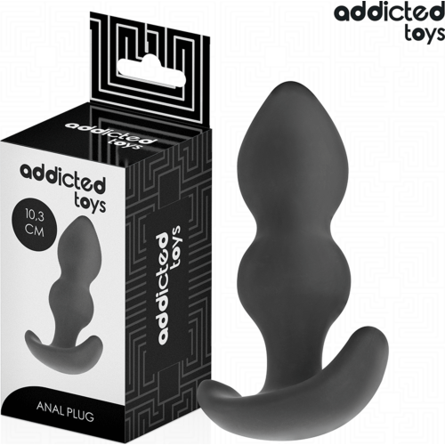 Plug Anal Addicted Toys Tamanho S 10,3 cm com Design em Bolas