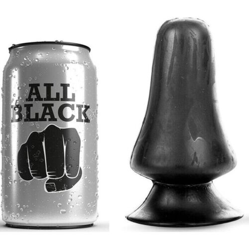 Plug Anal ALL BLACK 12 CM | Tamanho compacto e diâmetro surpreendente