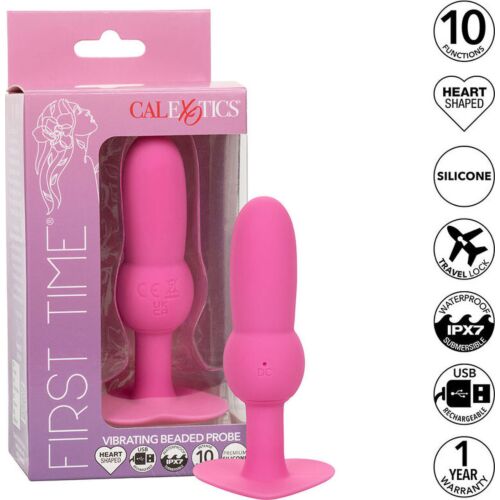 Plug Anal CALEXOTICS First Time Vibratório de Contas