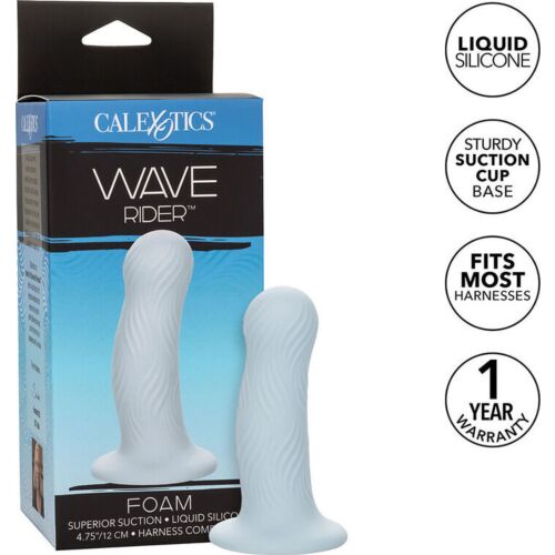 Plug Anal CALEXOTICS Wave Rider com Textura Ondulada