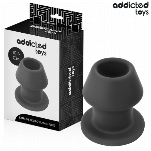 Plug Anal Addicted Toys 10,4 cm com design hueco