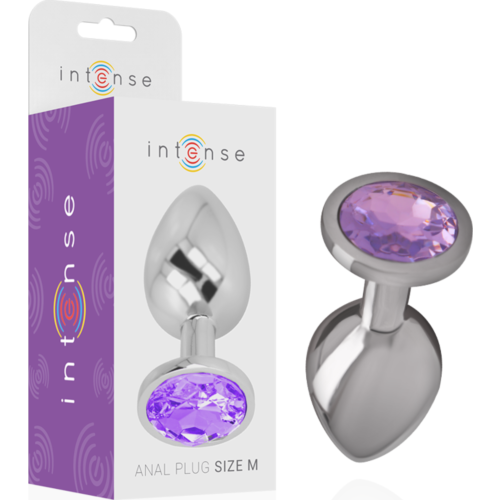 Plug Anal INTENSE com Joia de Diamante Tamanho M