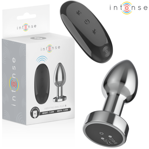 Plug Anal INTENSE S com Controle Remoto e 10 Vibrações