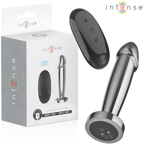 Plug Anal INTENSE S com Controle Remoto e 10 Vibrações