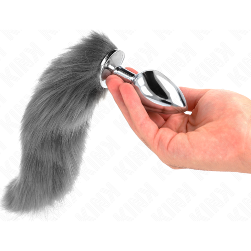 Plug Anal KINK Tamanho L com Cauda Sintética