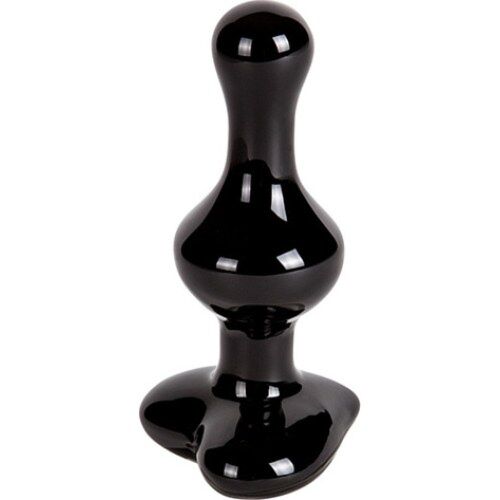 Plug de Vidro S Pleasures Crystal STELLA com Base em Coração
