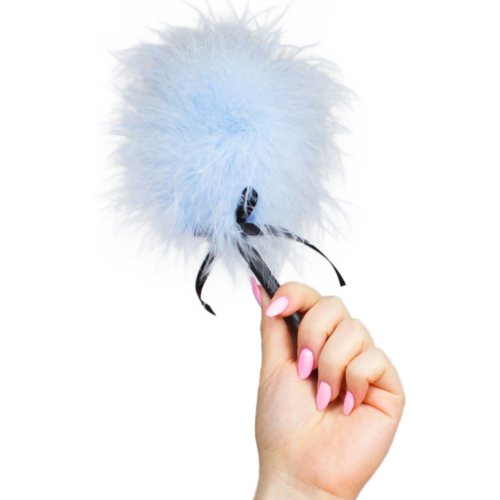 Plumero Bondage SECRETPLAY Marabú Azul Celeste