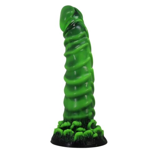 Dildo Power Monsters Manticore 23 cm com textura espiral