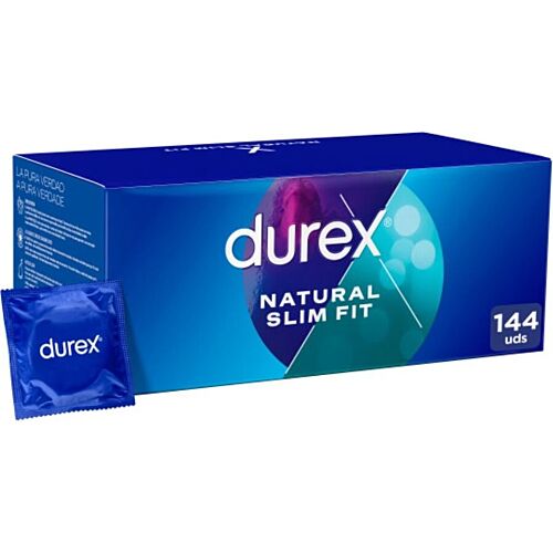 Preservativos Durex Natural Slim Fit 144 unidades