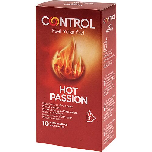 Preservativos Control Hot Passion com Efeito Calor