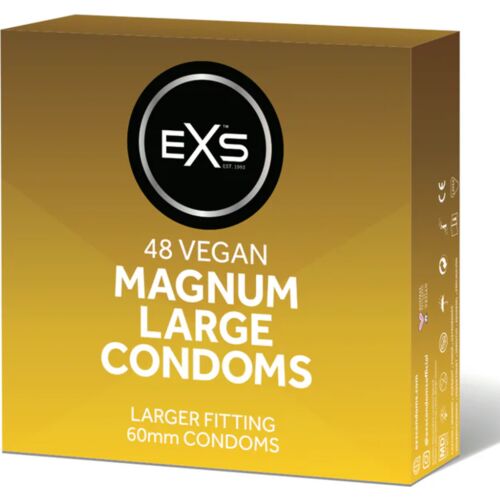 Preservativos Exs Magnum 48s — largos e compridos