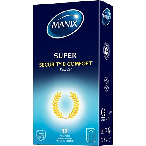 Preservativos Manix Super 12 — 52 mm