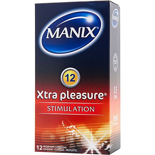 Preservativos Manix Xtra Pleasure 12 unidades