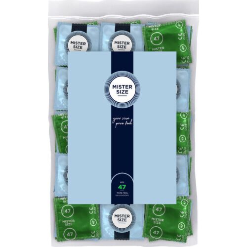 Preservativos MISTER SIZE XS 47 mm - Ajuste fino e seguro