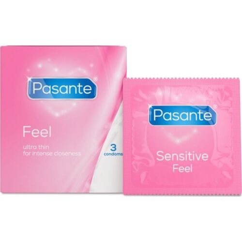 Preservativo Pasante Feel 3 Unid. – Sensibilidade Aumentada