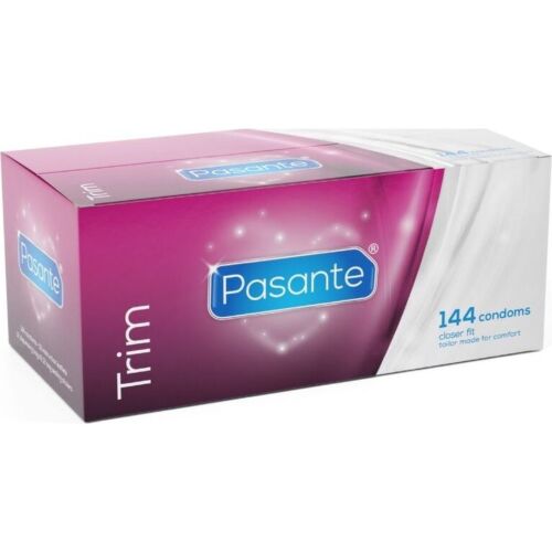 Preservativo Pasante Trim Ajustado 144 Unidades - Largura 49mm