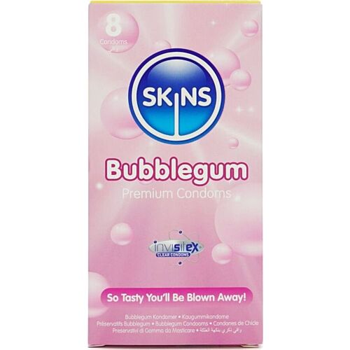 Preservativos Skins Sabor Chicle Pack 8 - 33% mais