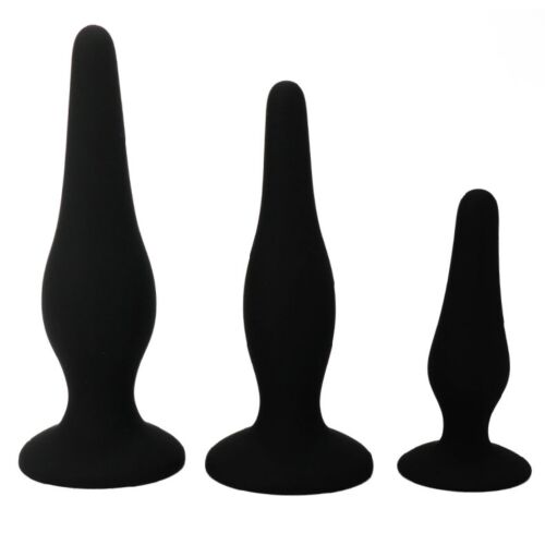 Plug Anal BDSM Anal Toys Kit de Iniciação - Silicone para principiantes
